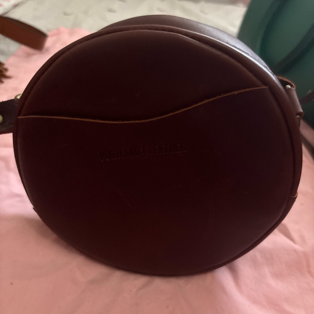Portland Leather Brown/ Burgundy Bag